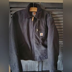Carhartt 'Detroit' J001 Black Blanket Lined Jacket Size Large